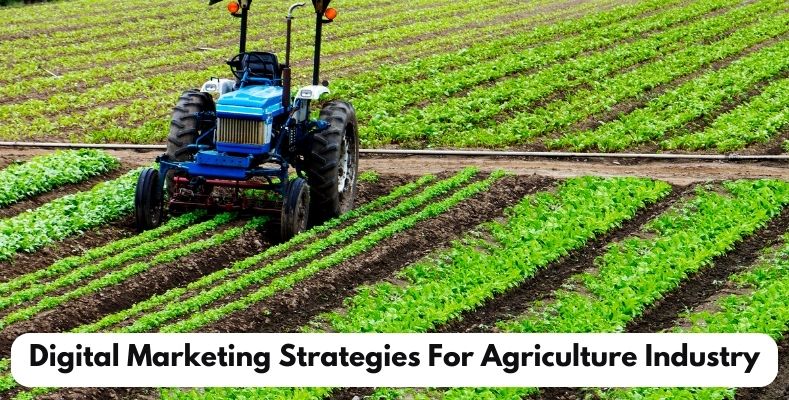 Farmers applying digital marketing strategies for agriculture industry through mobile tools and online platforms.